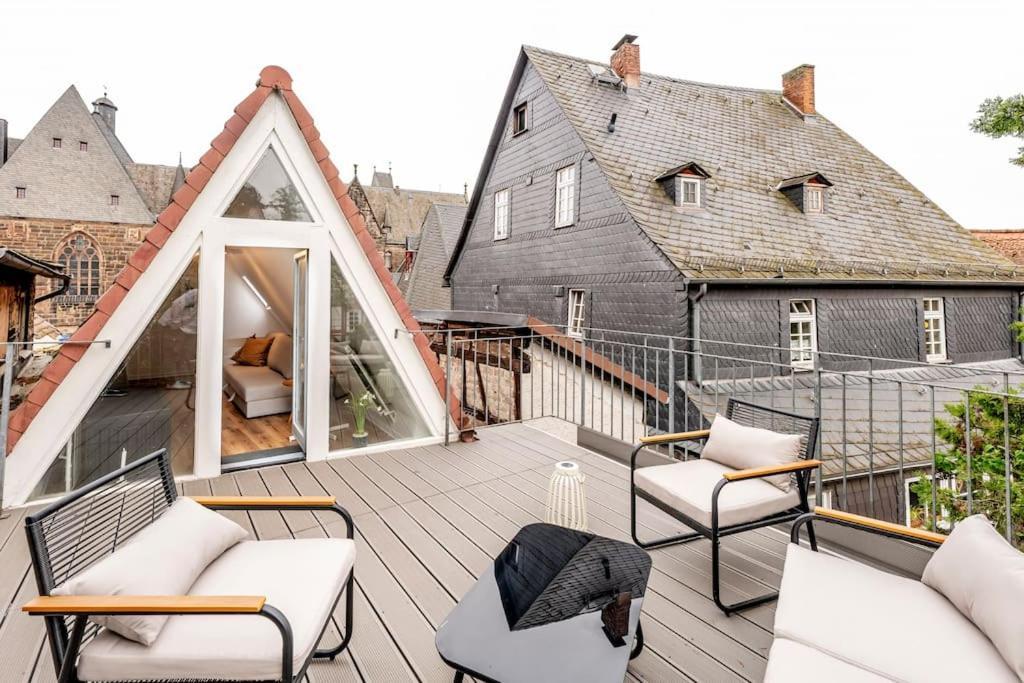 Himmlische Altstadt-Maisonette Marburg Экстерьер фото